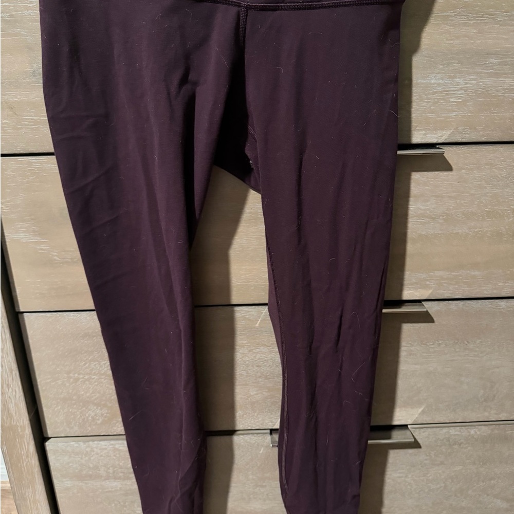 Lululemon Size 8 Dark purple leggings